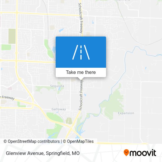 Mapa de Glenview Avenue