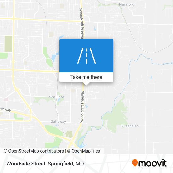 Woodside Street map