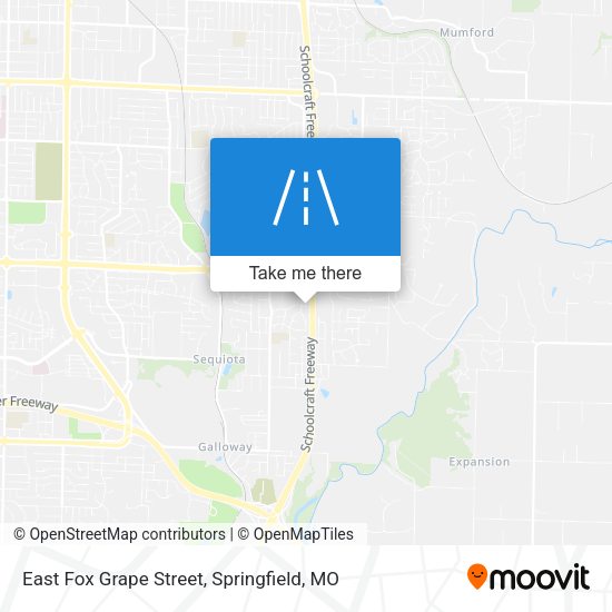 Mapa de East Fox Grape Street