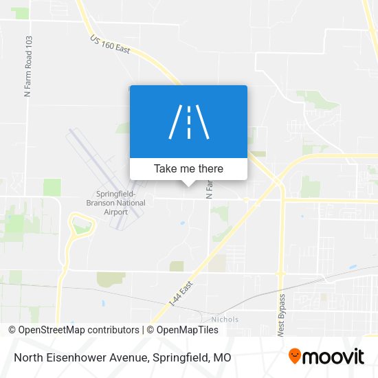 North Eisenhower Avenue map