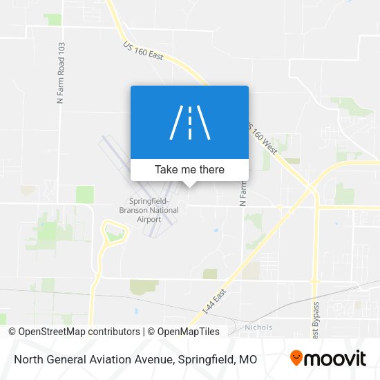 North General Aviation Avenue map
