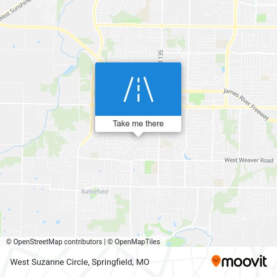 Mapa de West Suzanne Circle