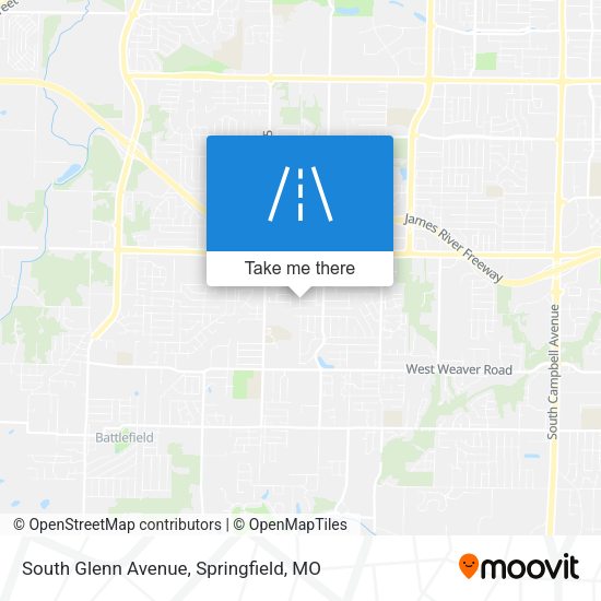 South Glenn Avenue map