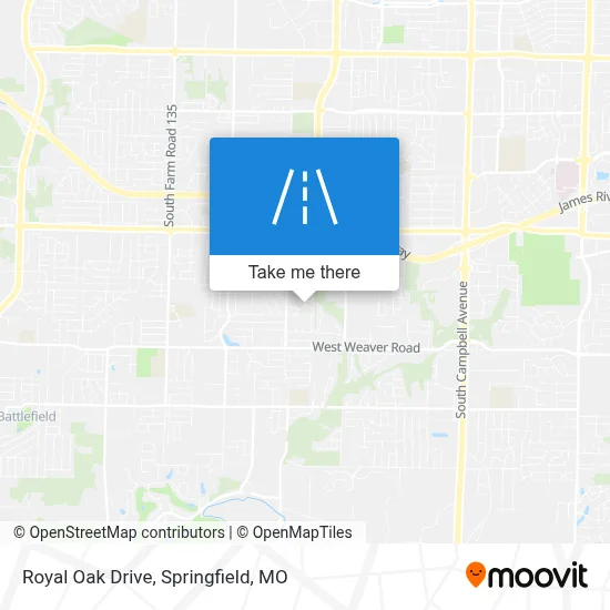 Royal Oak Drive map