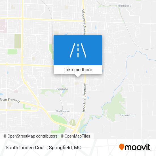 South Linden Court map
