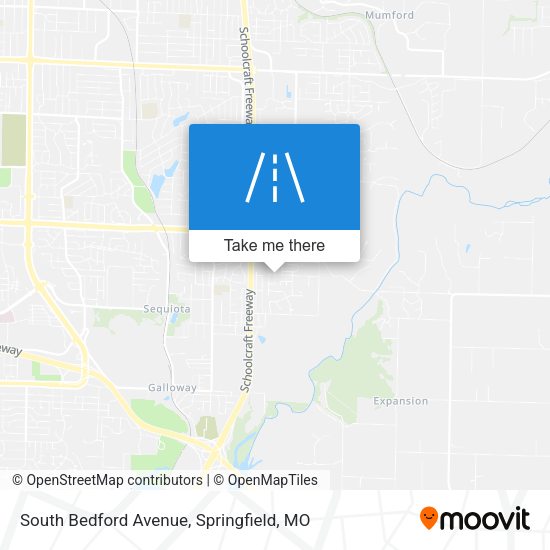 South Bedford Avenue map