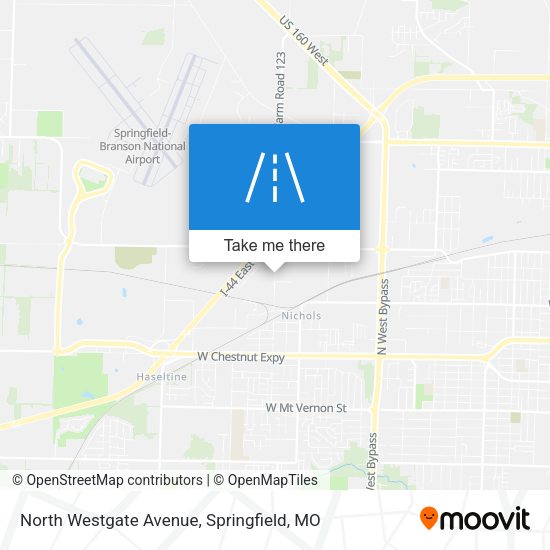 North Westgate Avenue map