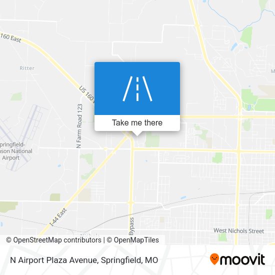 N Airport Plaza Avenue map