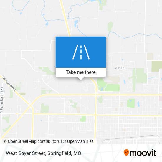 Mapa de West Sayer Street