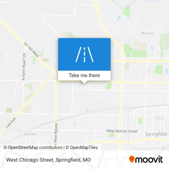 West Chicago Street map