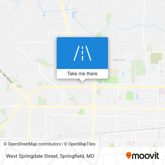 West Springdale Street map