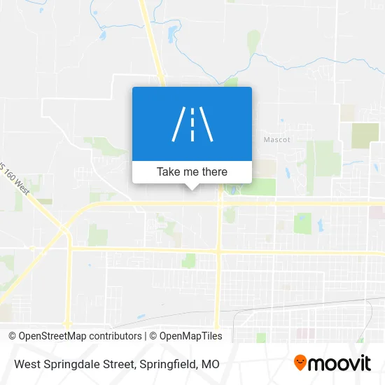 West Springdale Street map