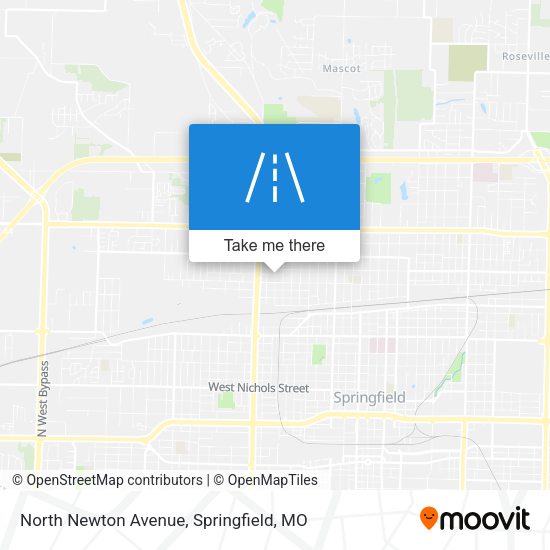 North Newton Avenue map