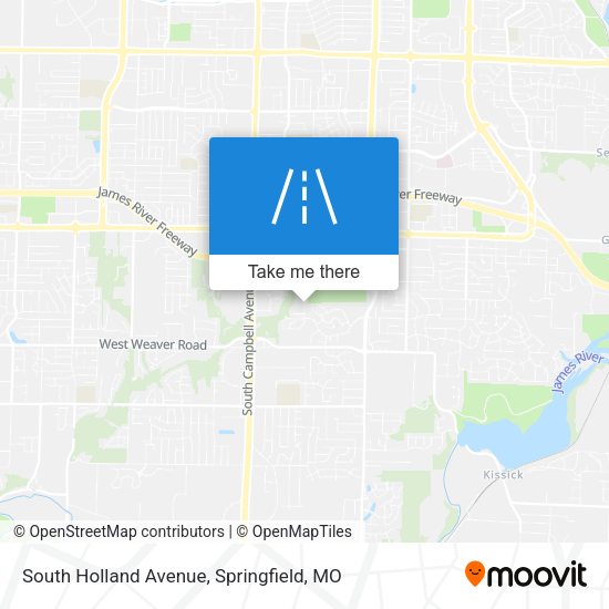 South Holland Avenue map