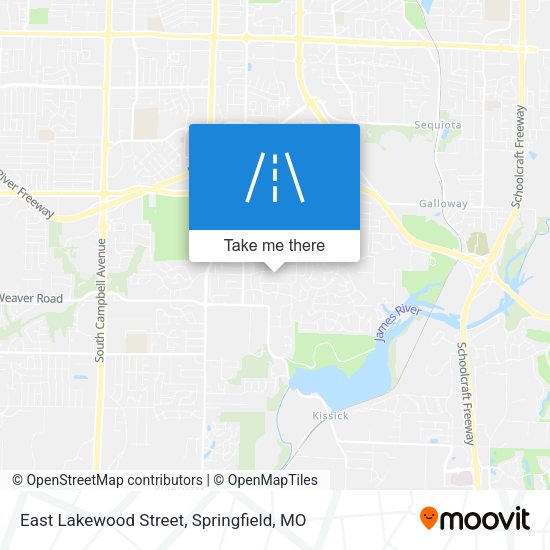 East Lakewood Street map