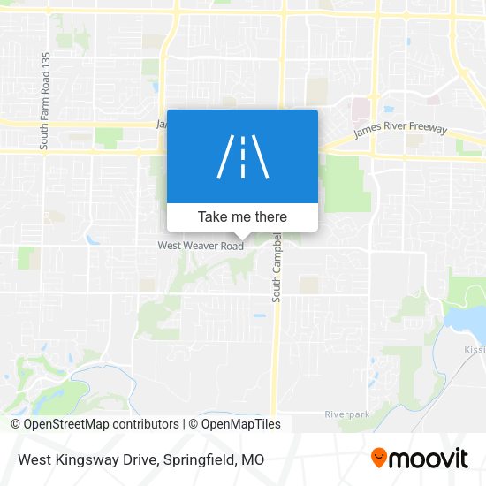 West Kingsway Drive map