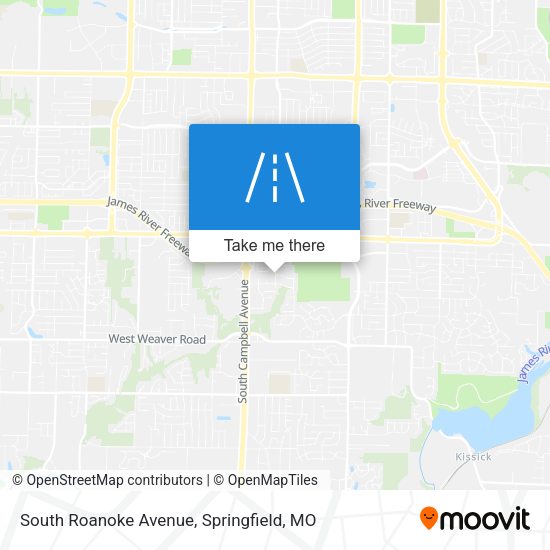 South Roanoke Avenue map