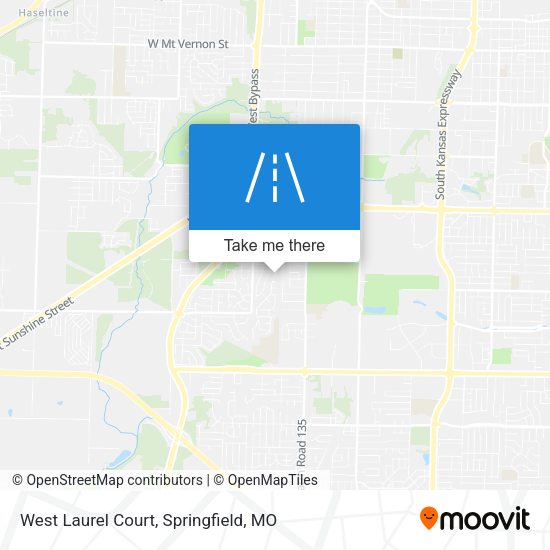 West Laurel Court map