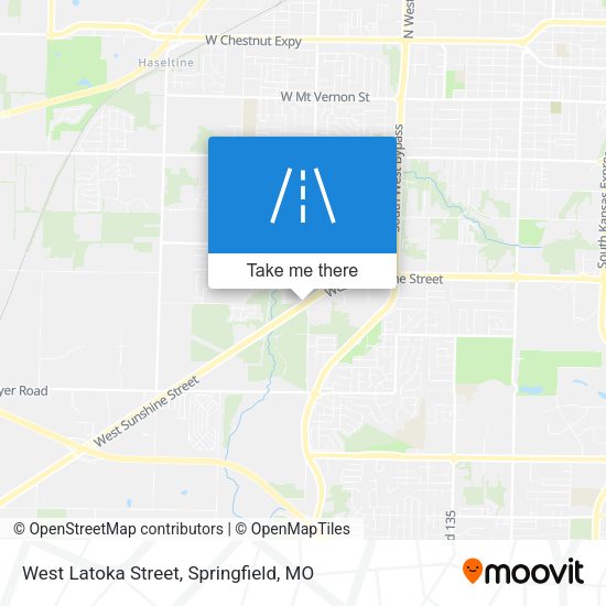 West Latoka Street map