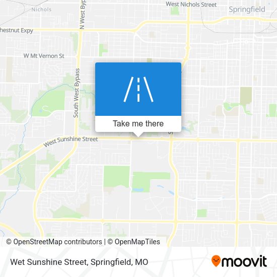 Wet Sunshine Street map