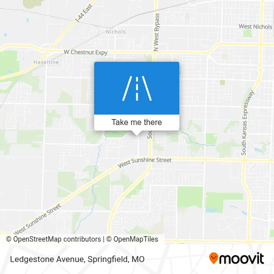 Ledgestone Avenue map