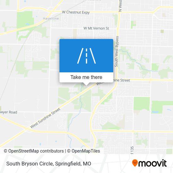 Mapa de South Bryson Circle