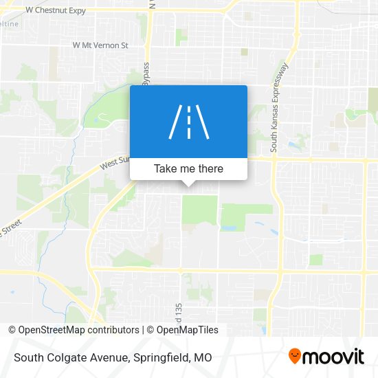 Mapa de South Colgate Avenue