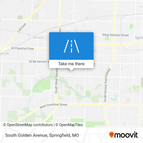 Mapa de South Golden Avenue