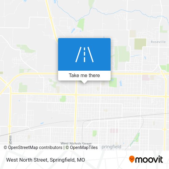 West North Street map