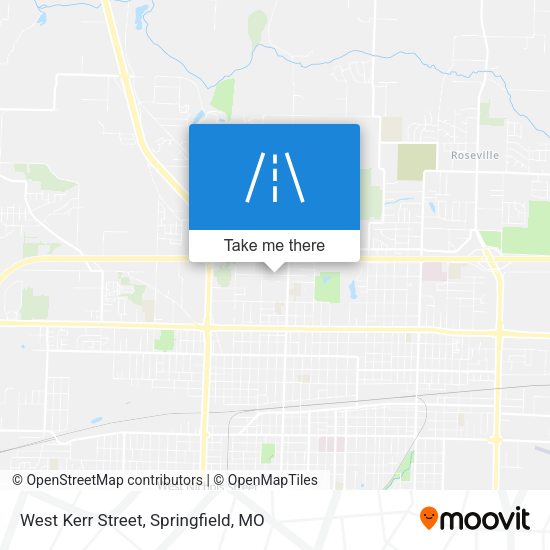 West Kerr Street map