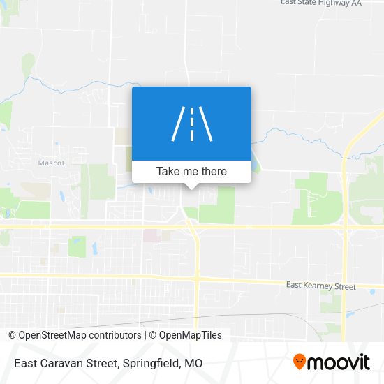 East Caravan Street map