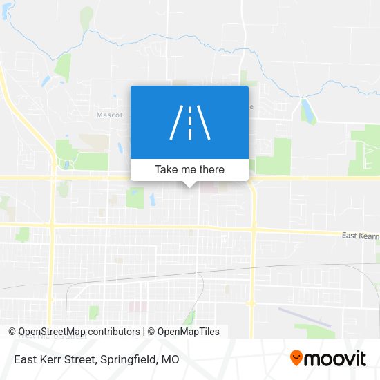 East Kerr Street map