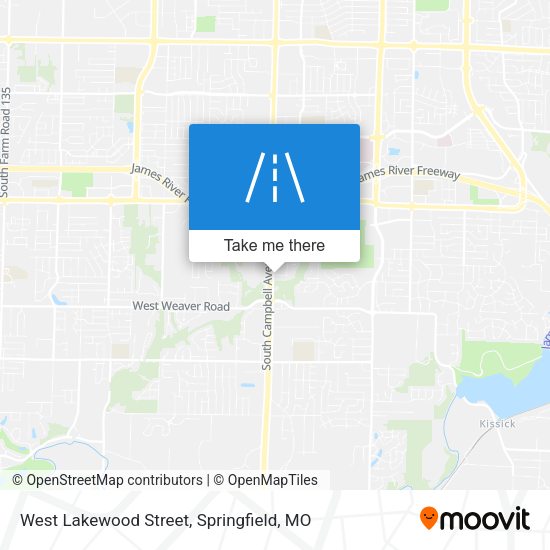 West Lakewood Street map