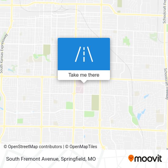 South Fremont Avenue map