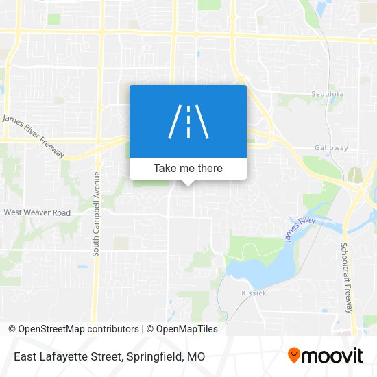 East Lafayette Street map