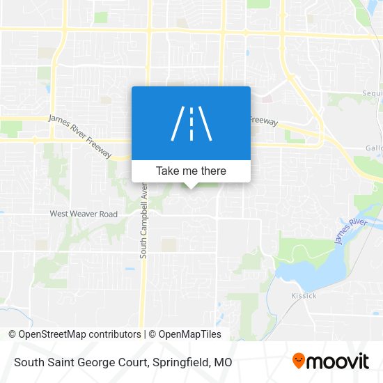 South Saint George Court map
