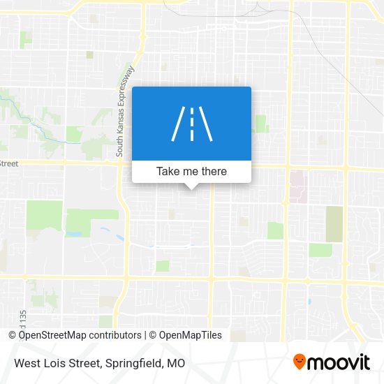 West Lois Street map