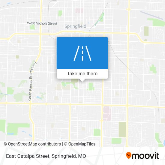 East Catalpa Street map