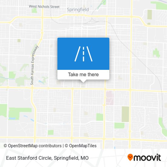 East Stanford Circle map