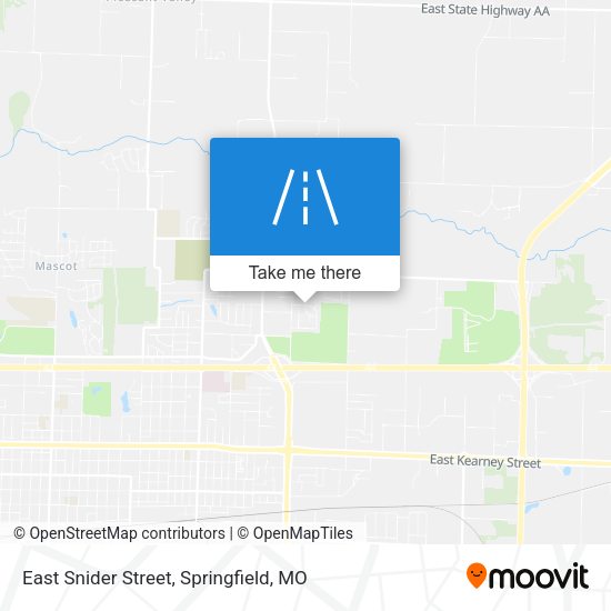 Mapa de East Snider Street
