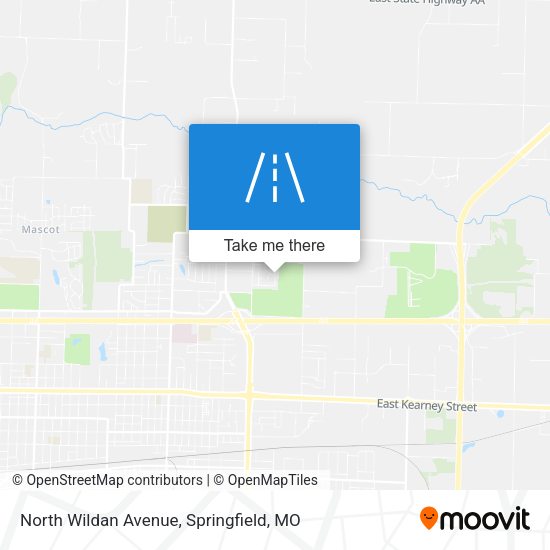 Mapa de North Wildan Avenue