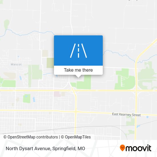 North Dysart Avenue map