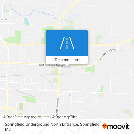 Springfield Underground North Entrance map