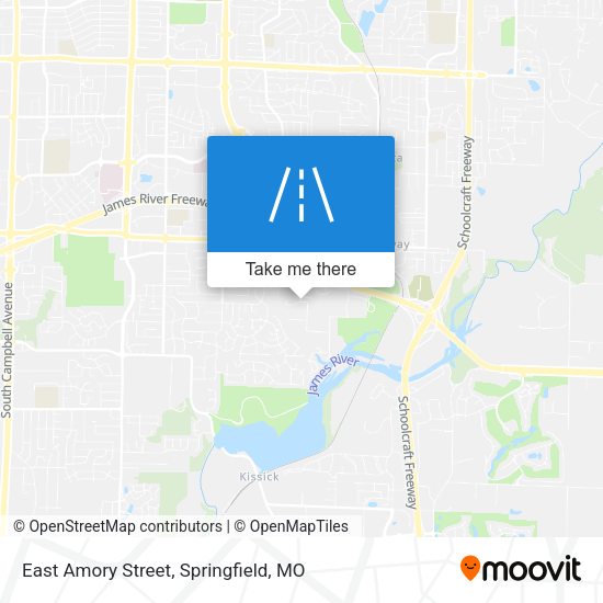 Mapa de East Amory Street