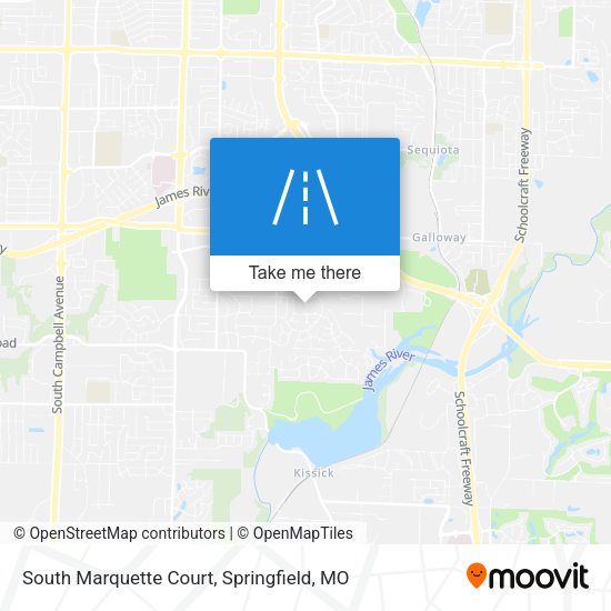 South Marquette Court map