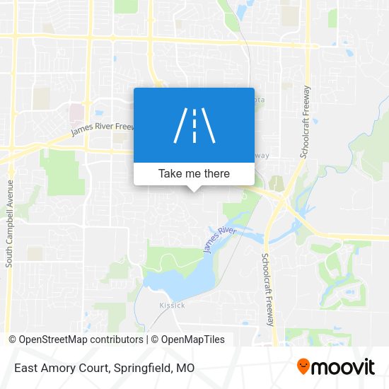 Mapa de East Amory Court