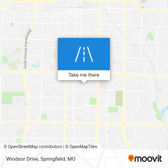Windsor Drive map