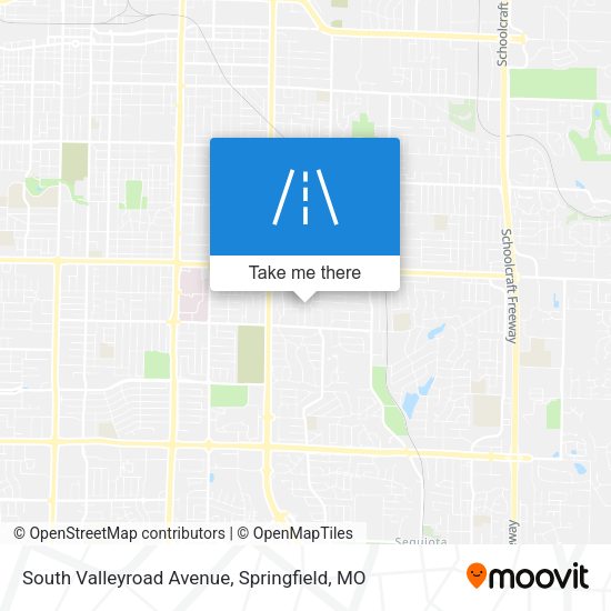 South Valleyroad Avenue map