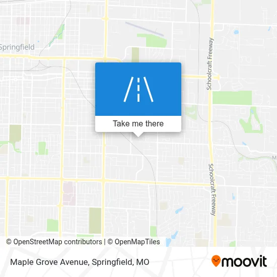Maple Grove Avenue map