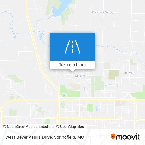 West Beverly Hills Drive map